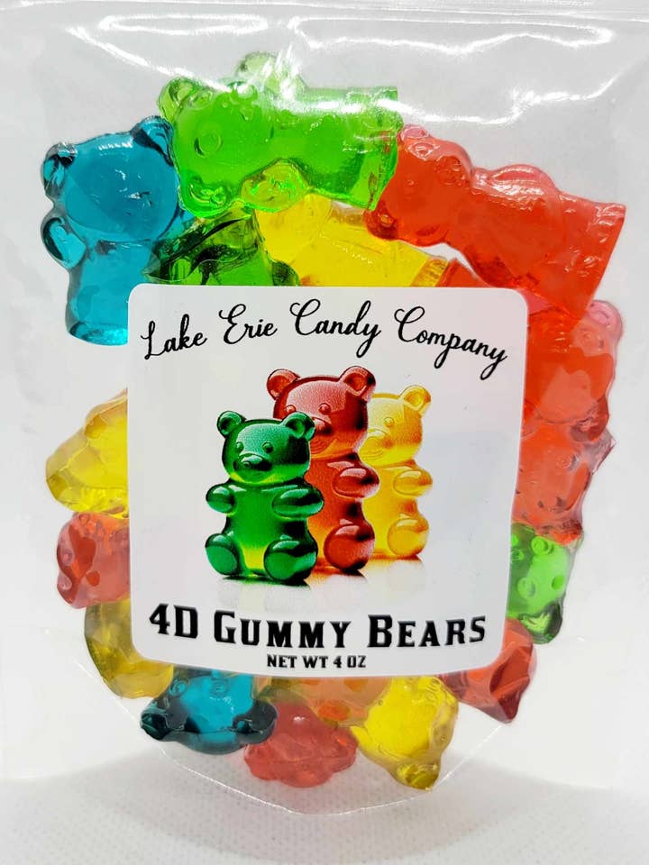4D Gummy Bears for wholesale by Lake Erie Candy Company