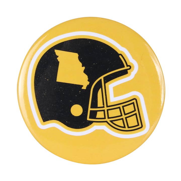 Helmet State of MO Button Pin for wholesale by Barrel Down South
