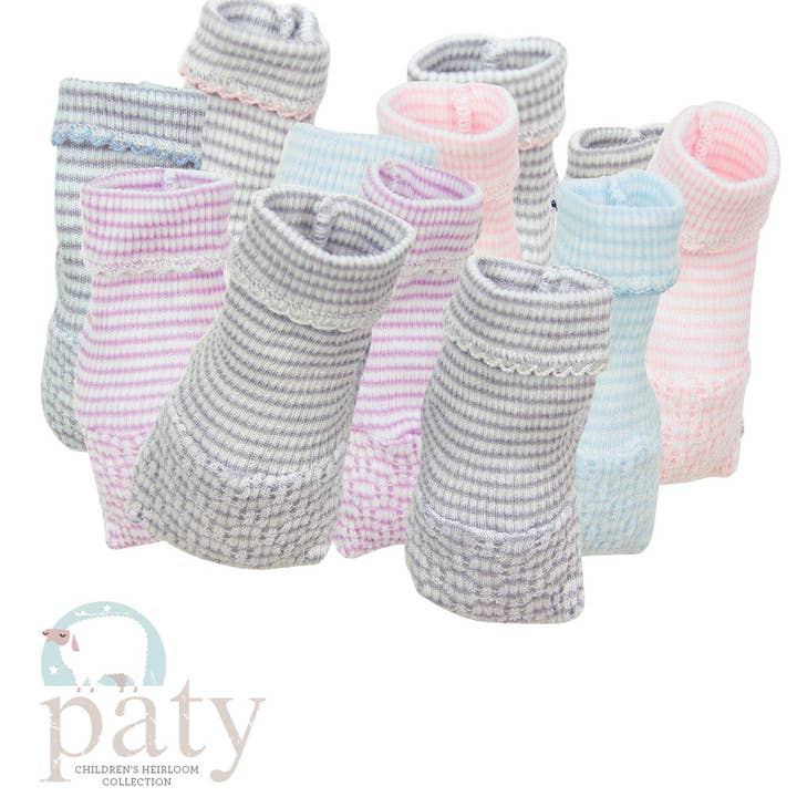 Paty Knit Booties #258 for wholesale by Paty