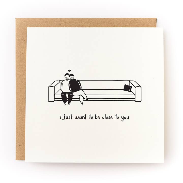 Só Quero Estar Perto de Ti Cartão do Dia dos Namorados por atacado de Kwohtations