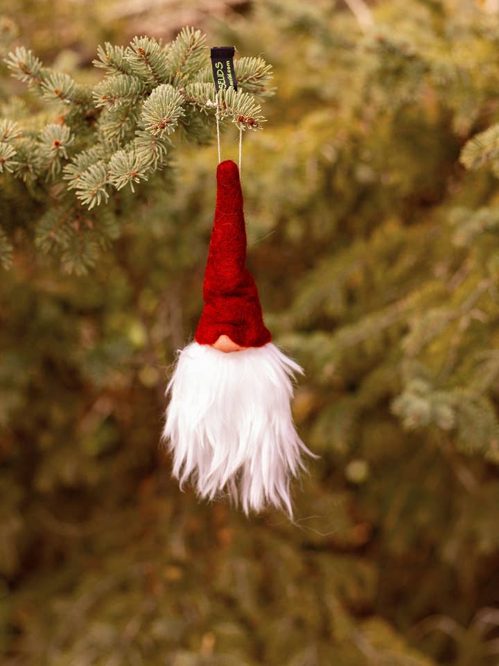 Red Gnome Ornament for wholesale by Talla Imports