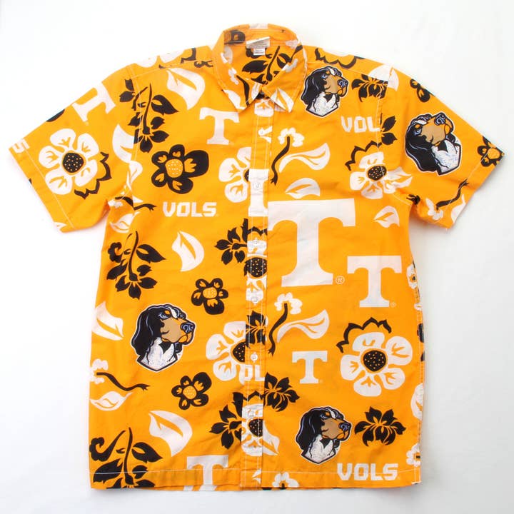 Wes & Willy Tennessee Volunteers Men's Floral Shirt for wholesale by Wes and Willy