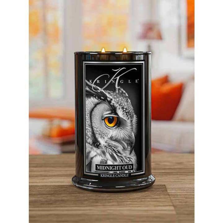 Kringle Candle Company - Wholesale Jar/Filled Candle - Midnight Oud | Large 2-wick1