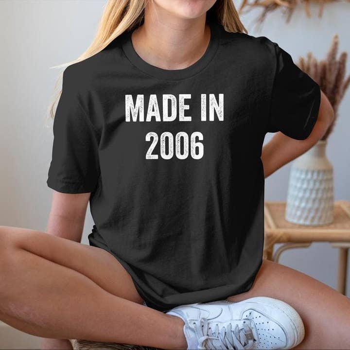 Shirt gemaakt in 2006, cadeau geboren in 2006 voor wholesale door PositiveParty