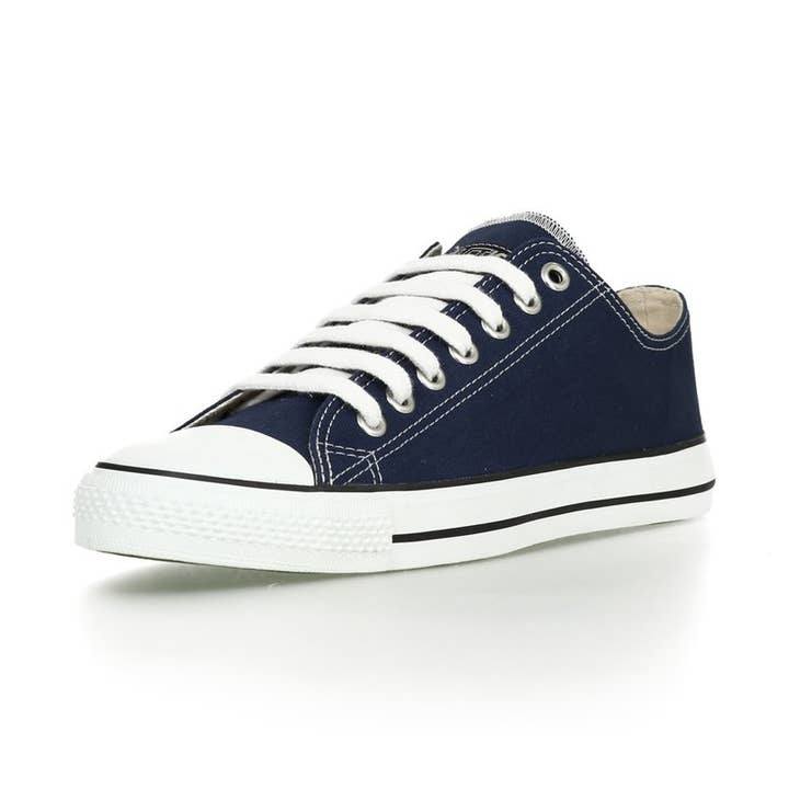 Fair Trainer Hvid Kasket Lo Cut Klassisk Ocean Blå for engroshandel hos Ethletic GmbH