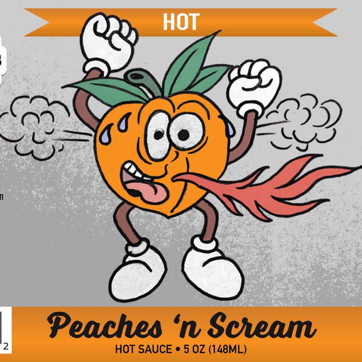 Ledwon's Sauce Company - Wholesale Hot Sauce - Peaches 'n Scream