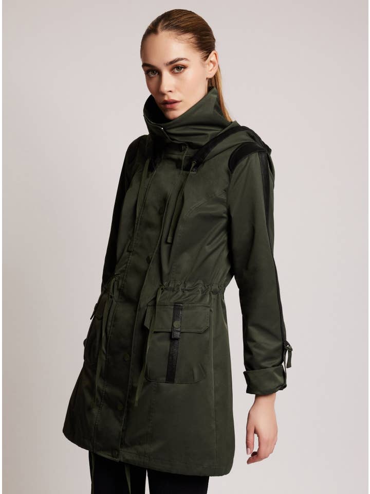 Blanc Noir - Wholesale Jacket – Women's - Classic Solid Anorak (JLS)5