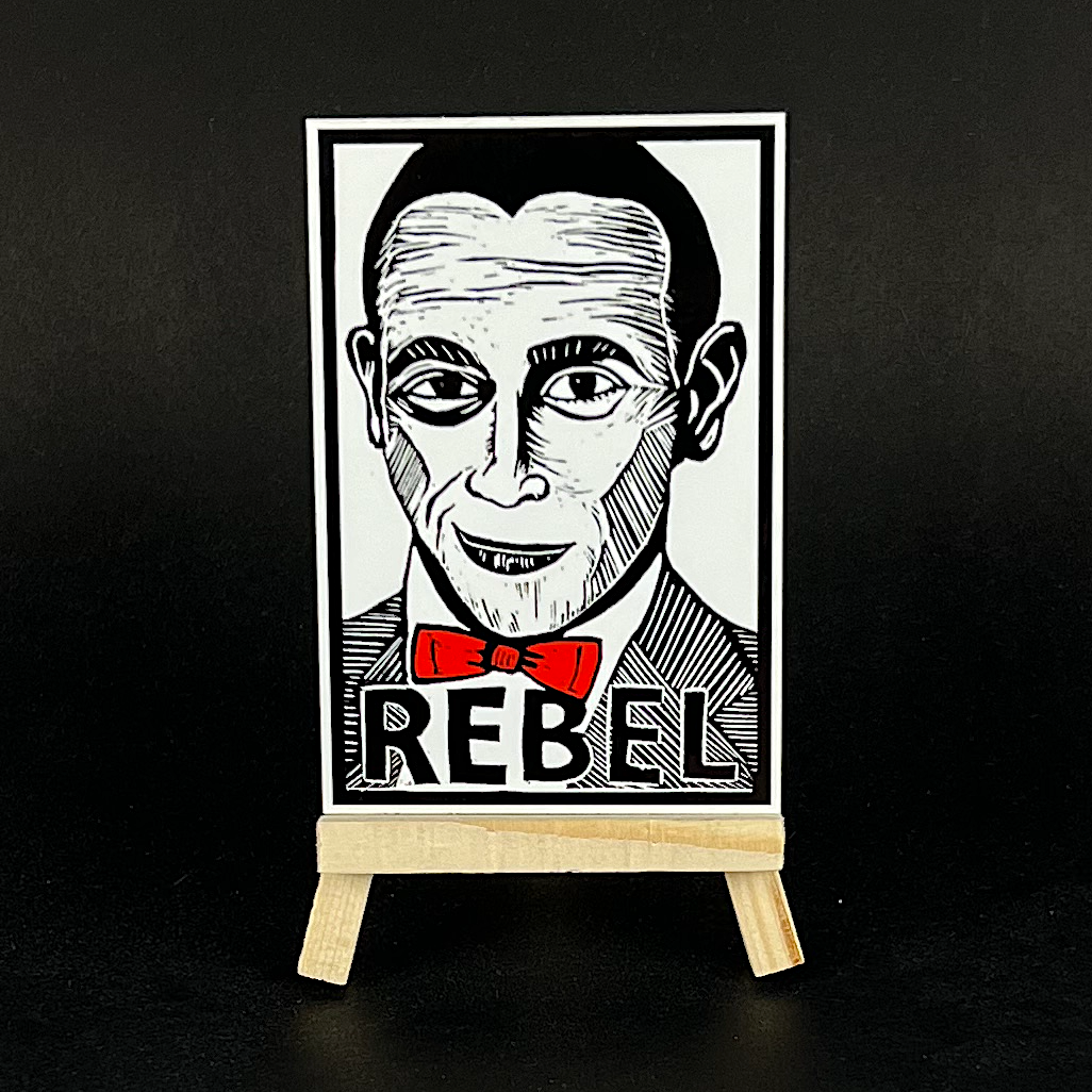 Pixel Palmer - Wholesale Sticker - Pee-wee Herman / Paul Reubens RIP - sticker0