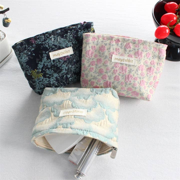 Funkyrel® Atzbranding Limited - Wholesale Make-up/cosmetic bag - Cosbai – Small Floral Travel Makeup Pouch7