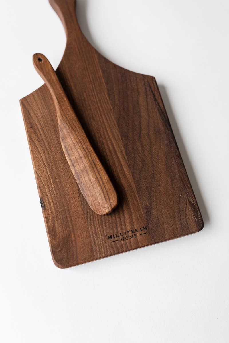 Millstream Home - Wholesale Cheese Board - The Petite Cheese Board with Spreader1