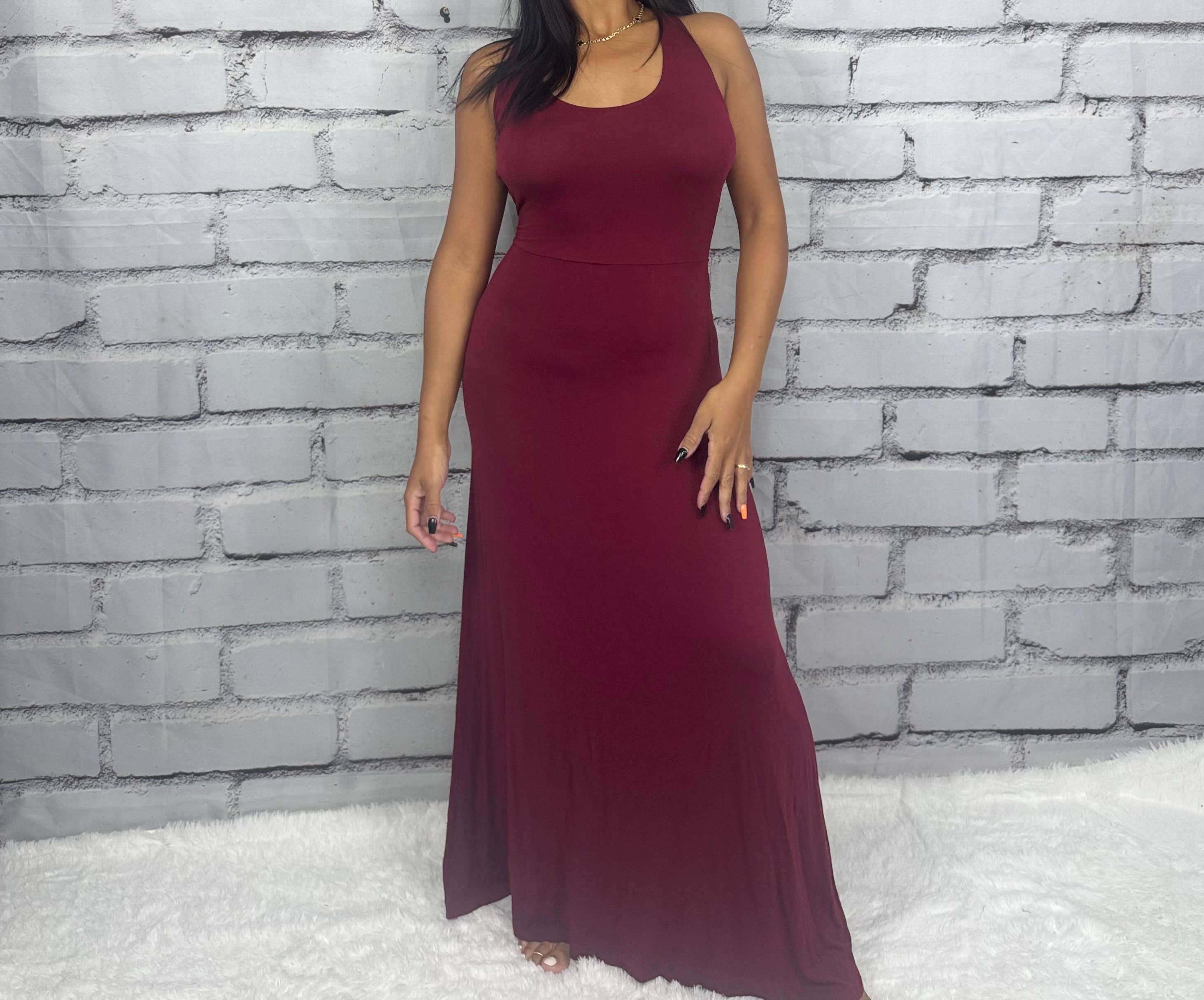 Foutaz LLC - Wholesale Dress - Women's - Solid Color Boho Dress- Case of mix color