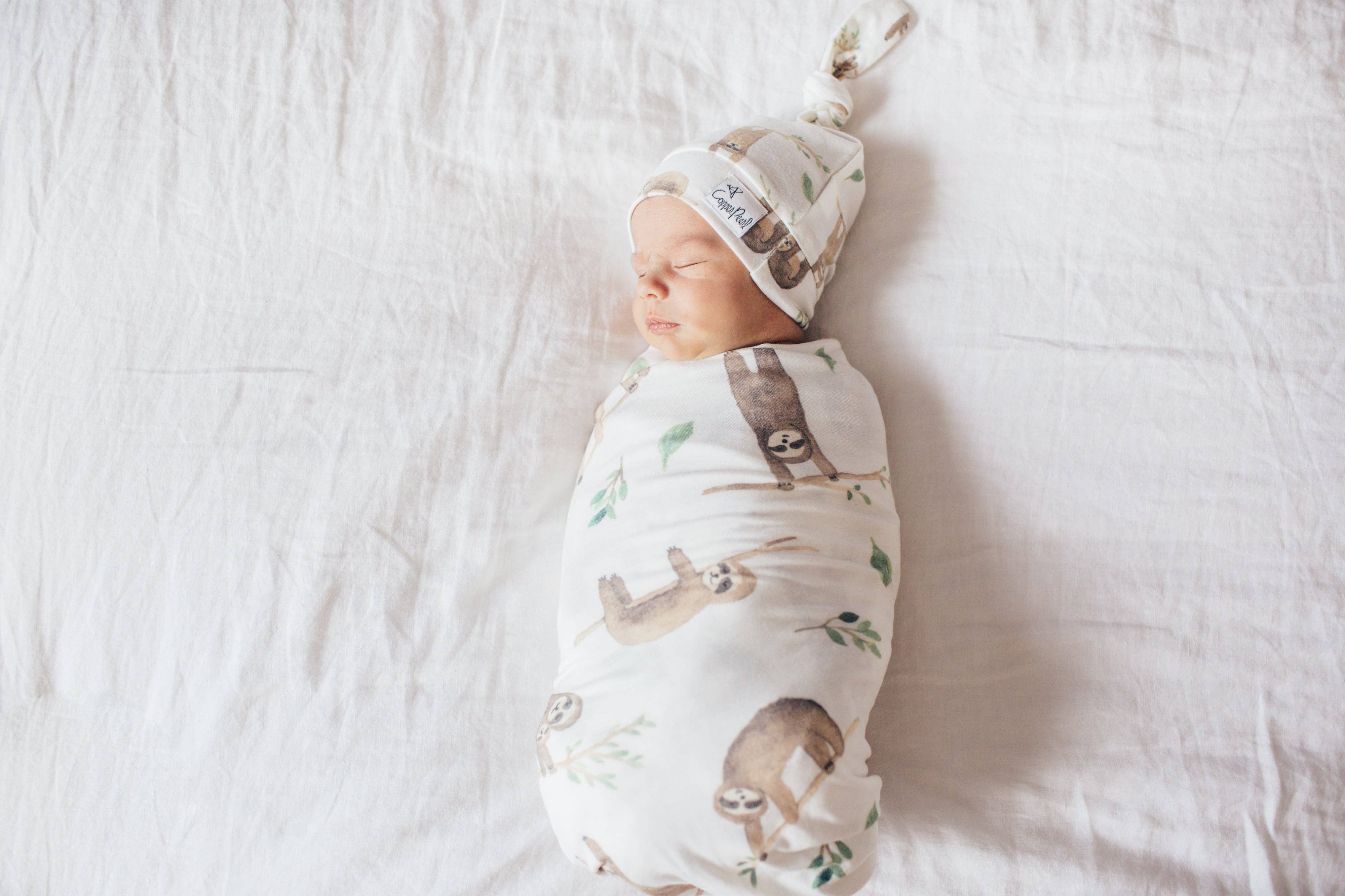 Copper Pearl - Wholesale Newborn/Knit Hat - Baby - Top Knot Hat - Noah4
