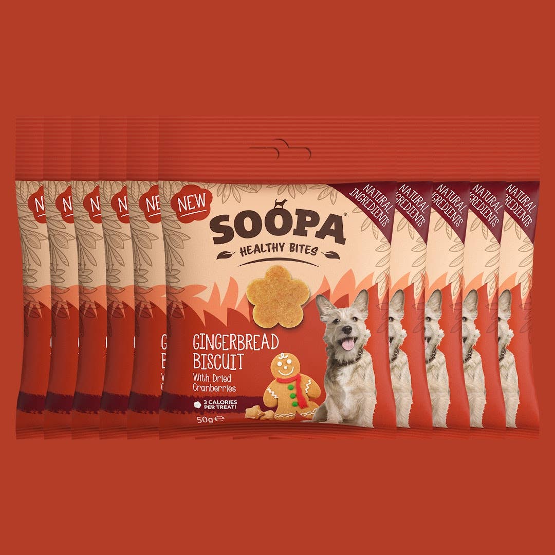 Soopa UK - Wholesale Pet Treats - Dog - Gingerbread Biscuit Dog Treats 2