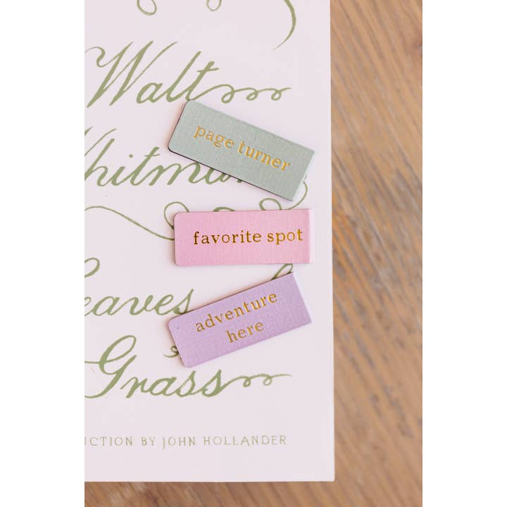 Studio Portmanteau - Vente Marque-page - Signet magnétique avec texte personnalisé | Book Lover Gift