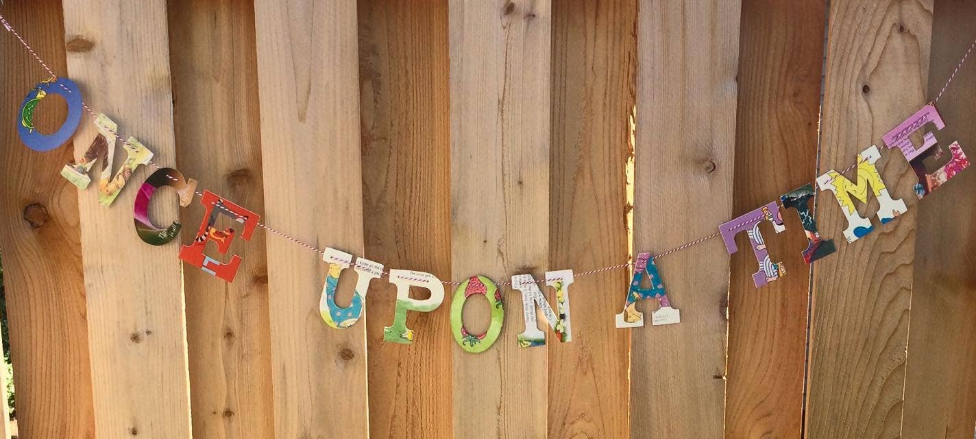 Attic Journals - Vente Fanion/guirlande - Guirlandes de mots - IL ÉTAIT UNE FOIS4