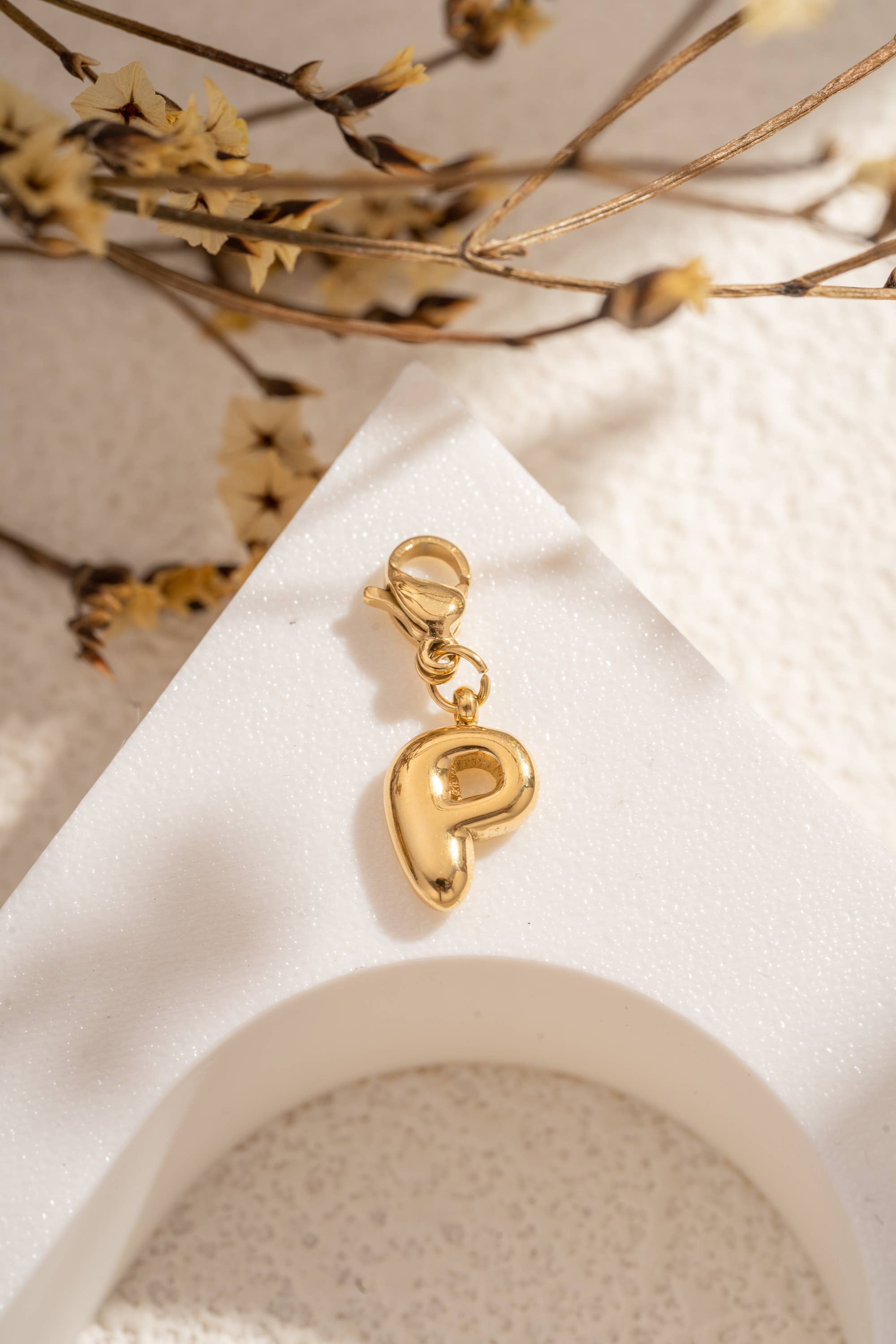 COSMOS - Vente Breloques/médailles personnalisées - Lot 26 Lettres Alphabet Acier Inoxydable Personnalisable19