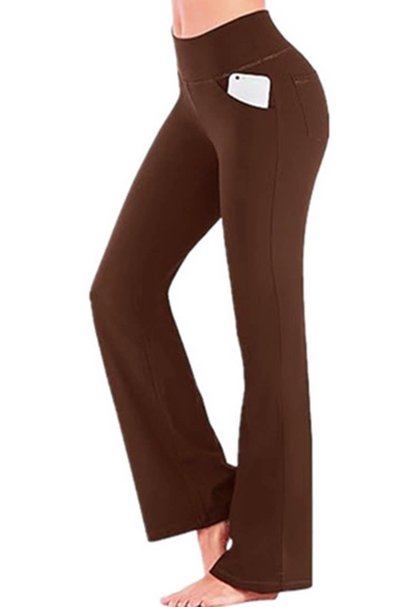 NINEXIS - Wholesale Pants - Women's - CWBLP01152_WOMEN HIGH WAIST FLARE LEG YOGA PANTS16