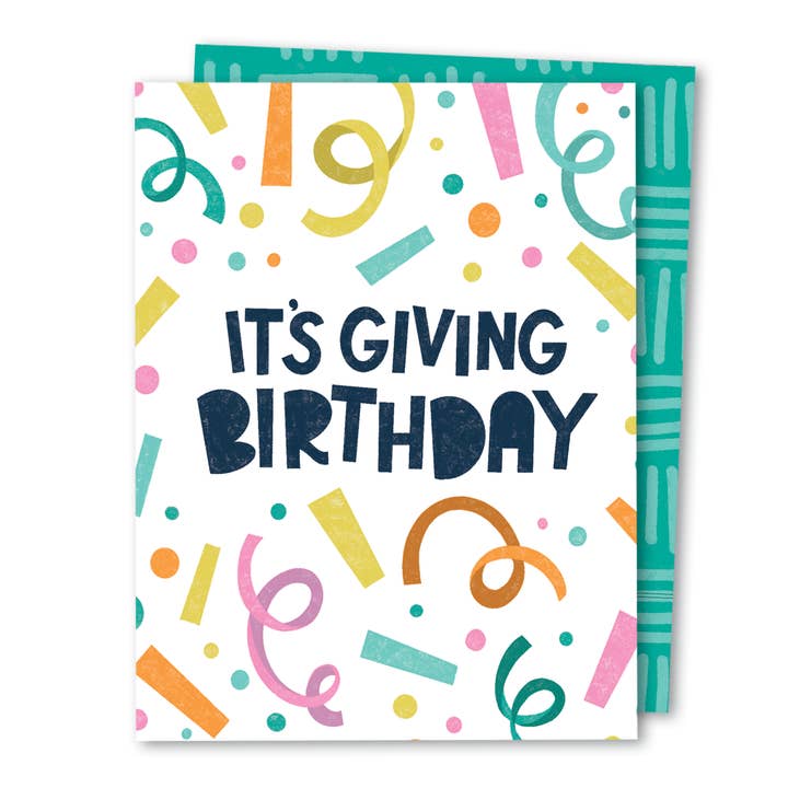 The Noble Paperie – Großhandel Geburtstagskarten – Es ist Geburtstag | Rainbow Confetti LGBTQIA+ Queer Card