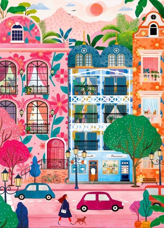 Pieces & Peace – Großhandel Puzzle - Erwachsene – 1000-Teile-Puzzle – Die Kraft der Blumen1