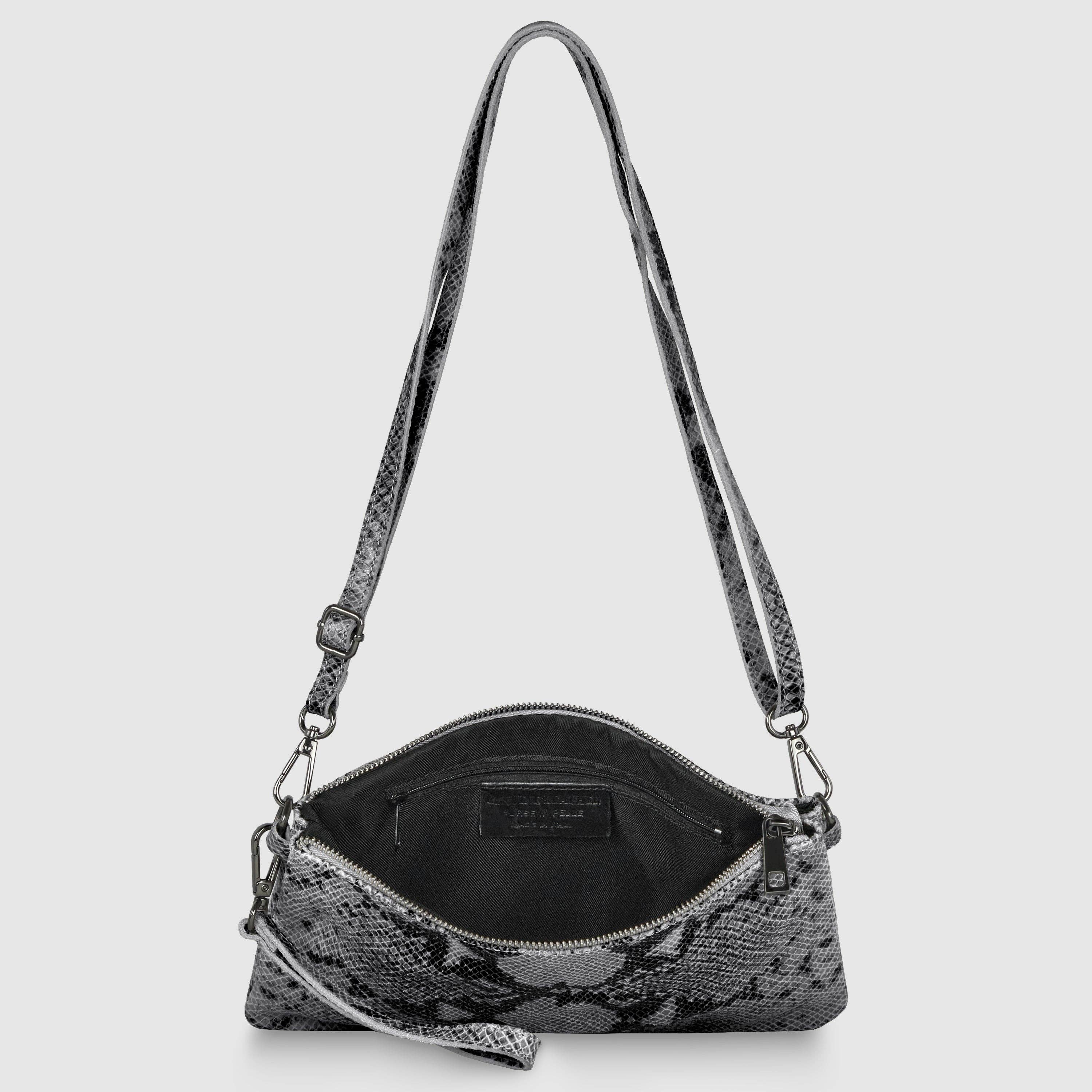 TAKEASY - Wholesale Crossbodytas - Dames - Python-Print Suède Schoudertas16