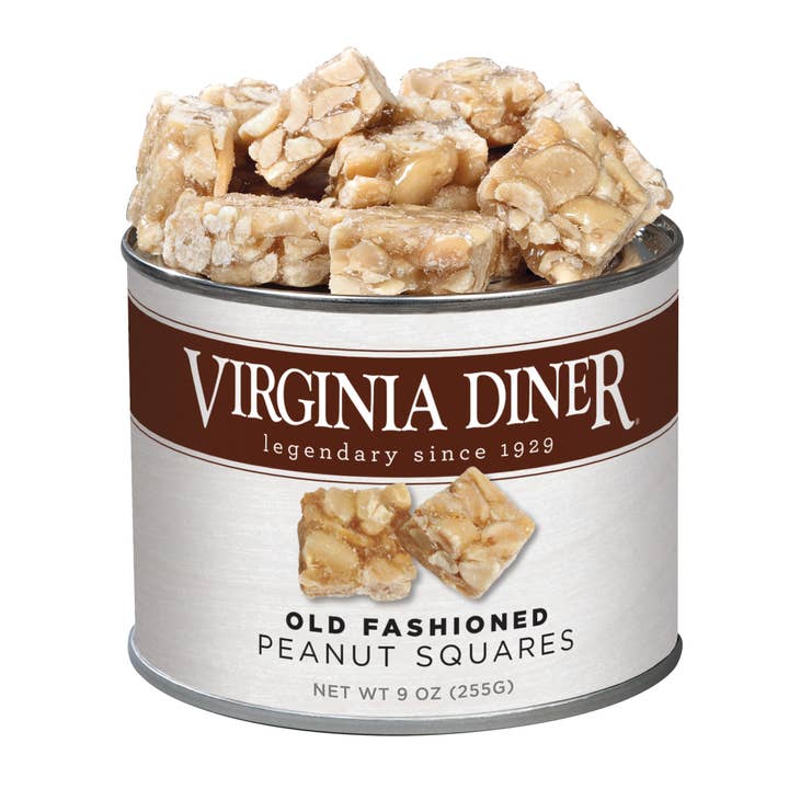9 oz. Old Fashioned Peanut Squares for wholesale by Virginia Diner, Inc.