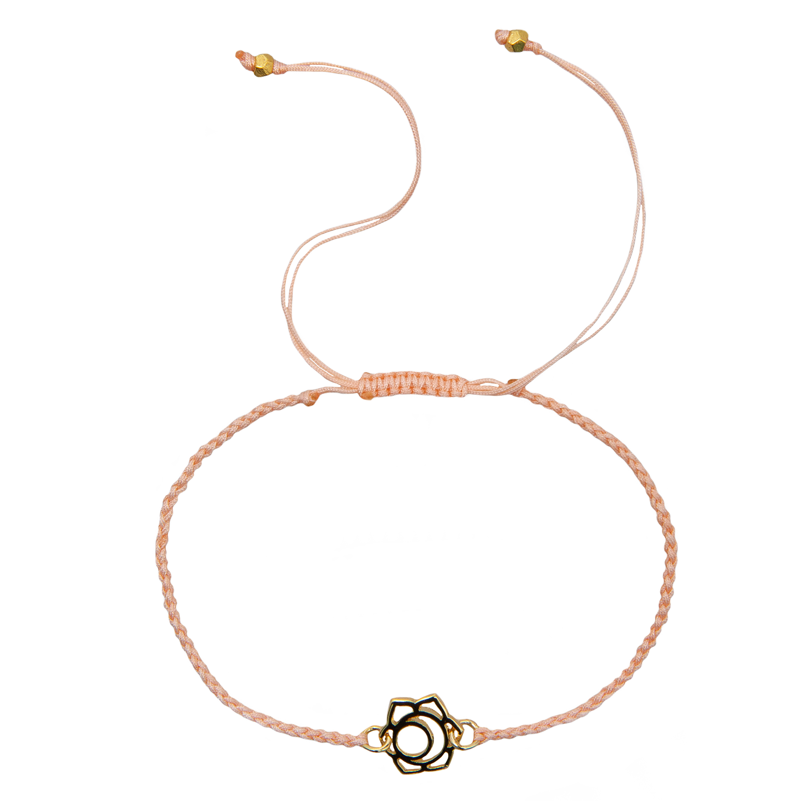 Lotus and Luna – Pulseira entrelaçada/entrançada por atacado – Pulseira Trançada Dourada do Chakra Sacral0