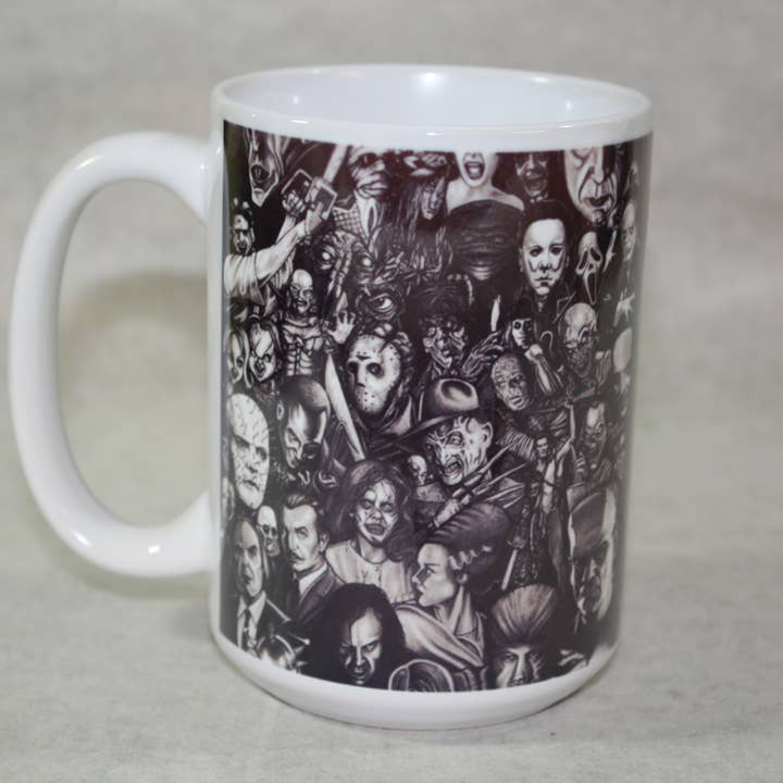 Classic Monster Movie Horror Collage for wholesale by Raven Design