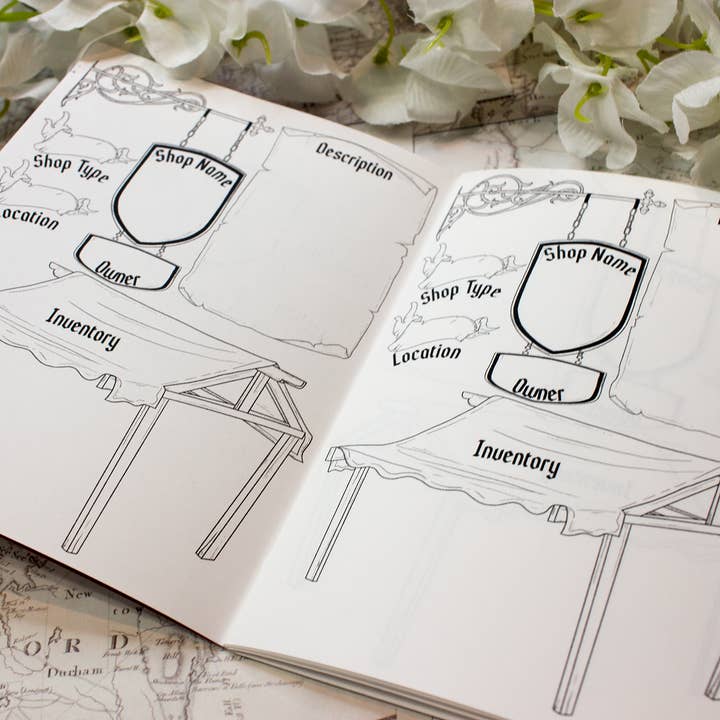 Blue Crystal Atelier - Wholesale Notebook - Game Master Softcover Character Sheet Book4