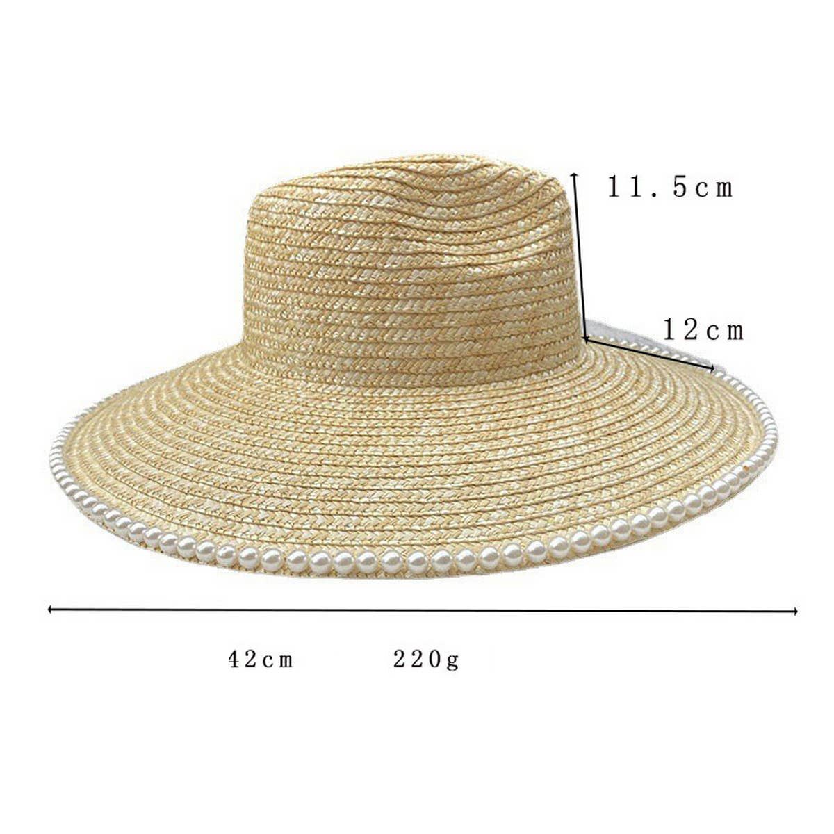 ACCITY - Wholesale Straw Hat - Women's - LARGE BRIM STRAW HATS FOR WOMENS BEACHWEAR_CWAH115723