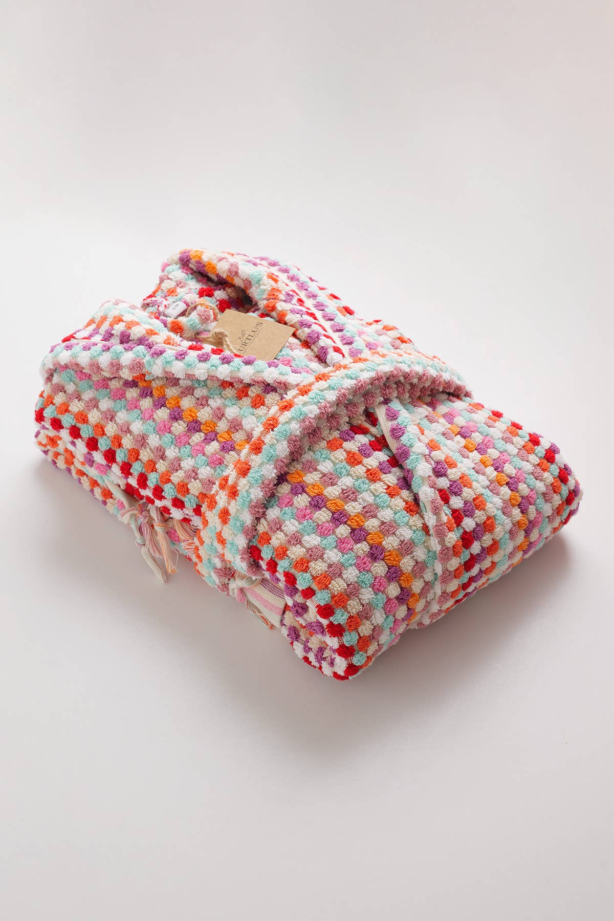 YURTLUS - Wholesale Robe - Women's - Unique 100% Cotton Pockets Bathrobe, Bubble Handwoven Robe51