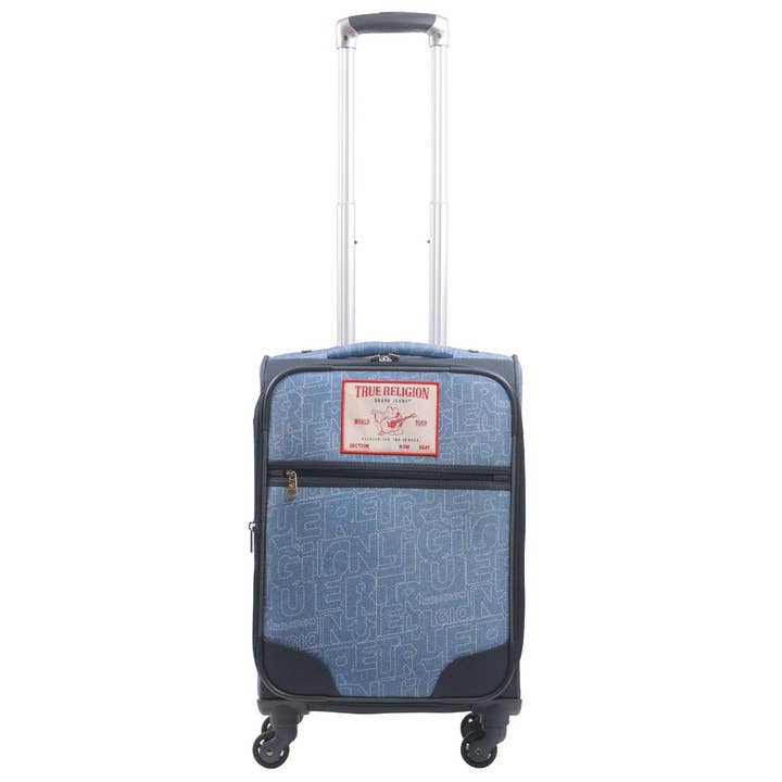 FUL Luggage (Concept One) - Wholesale Luggage - True Religion Blue 23" Soft Sided Expandable Spinner Luggage