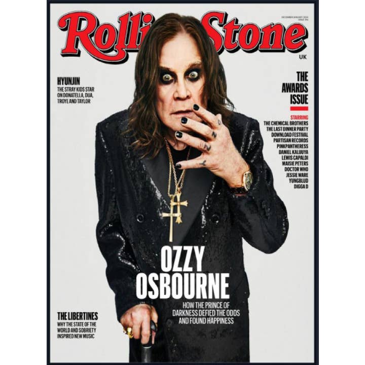 OZZY OSBOURNE 36" X 48" ROLLING STONE COVER for wholesale by MODERN ART LAS VEGAS