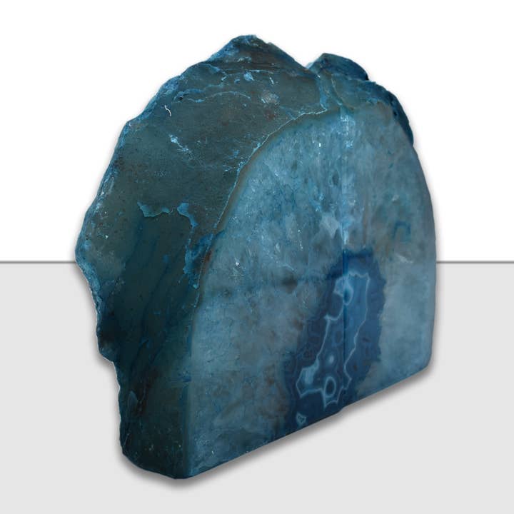 Olympus Minerals Co - Vente Serre-livres - Serre-livres en agate Xlarge - Garniture en pierre naturelle3