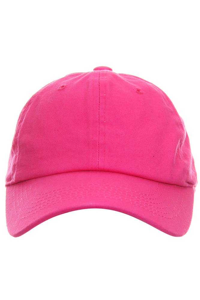 Hana - Wholesale Honkbalpet - Dames - C.C effen katoenen klassieke baseballpet16