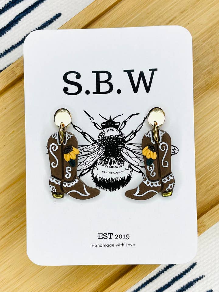 Sunflower Boots for wholesale by Sweet B's Workshop