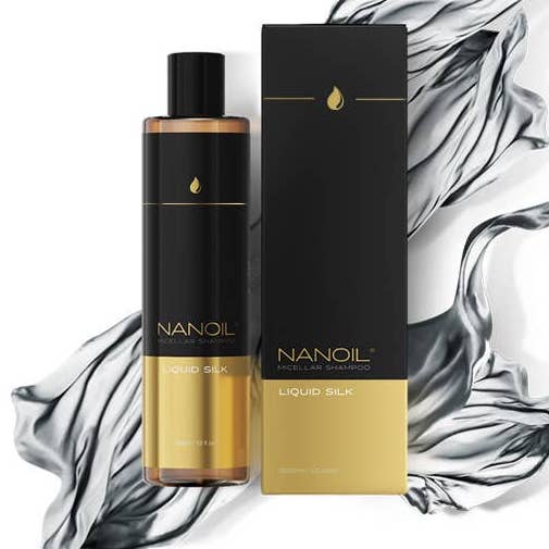 Nanoil Liquid Silk Micellar Shampoo - hälsosamt blank för wholesale av Everett Cosmetics