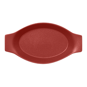 RAK Porcelain USA - Wholesale Dish - Neo Fusion Oval Dish With Grip - Magma (9.85"L)0