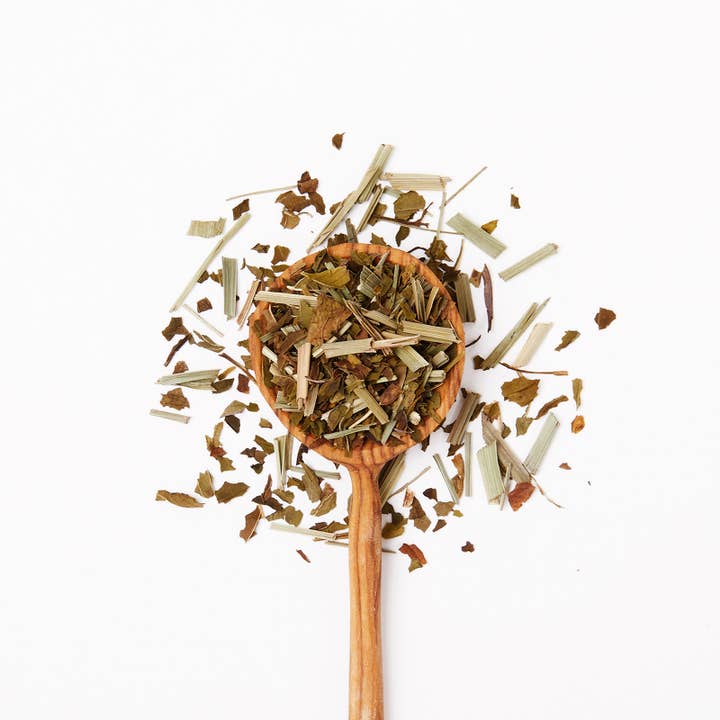 JusTea - Wholesale Loose Tea - Peppermint Detox Stand-up Pouch - Fair-Trade Herbal Tea