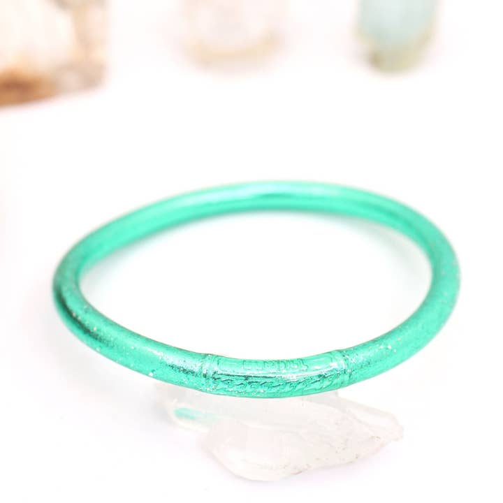 Woman Shops World - Wholesale Bangle Bracelet - Single Rainbow Thai Buddhist Temple Bracelet, Mantra Bangle30