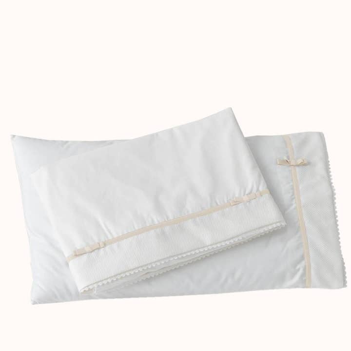 Set Lenzuola Romantico Beige Perla per la vendita all'ingrosso da parte di Pim-Pam-Pum