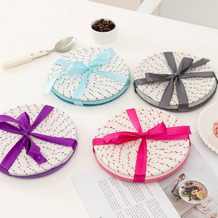 Vigor Path - Wholesale Trivet - 100% Cotton Thread Weave Potholders and Trivets - Stylish Co1