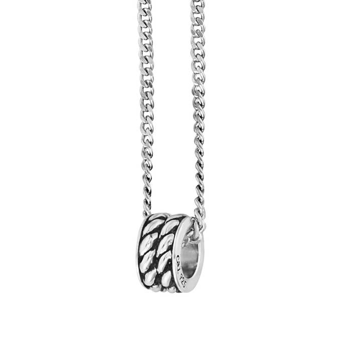 925 sterling silver rhodium-plated pendant with chain for wholesale by caï