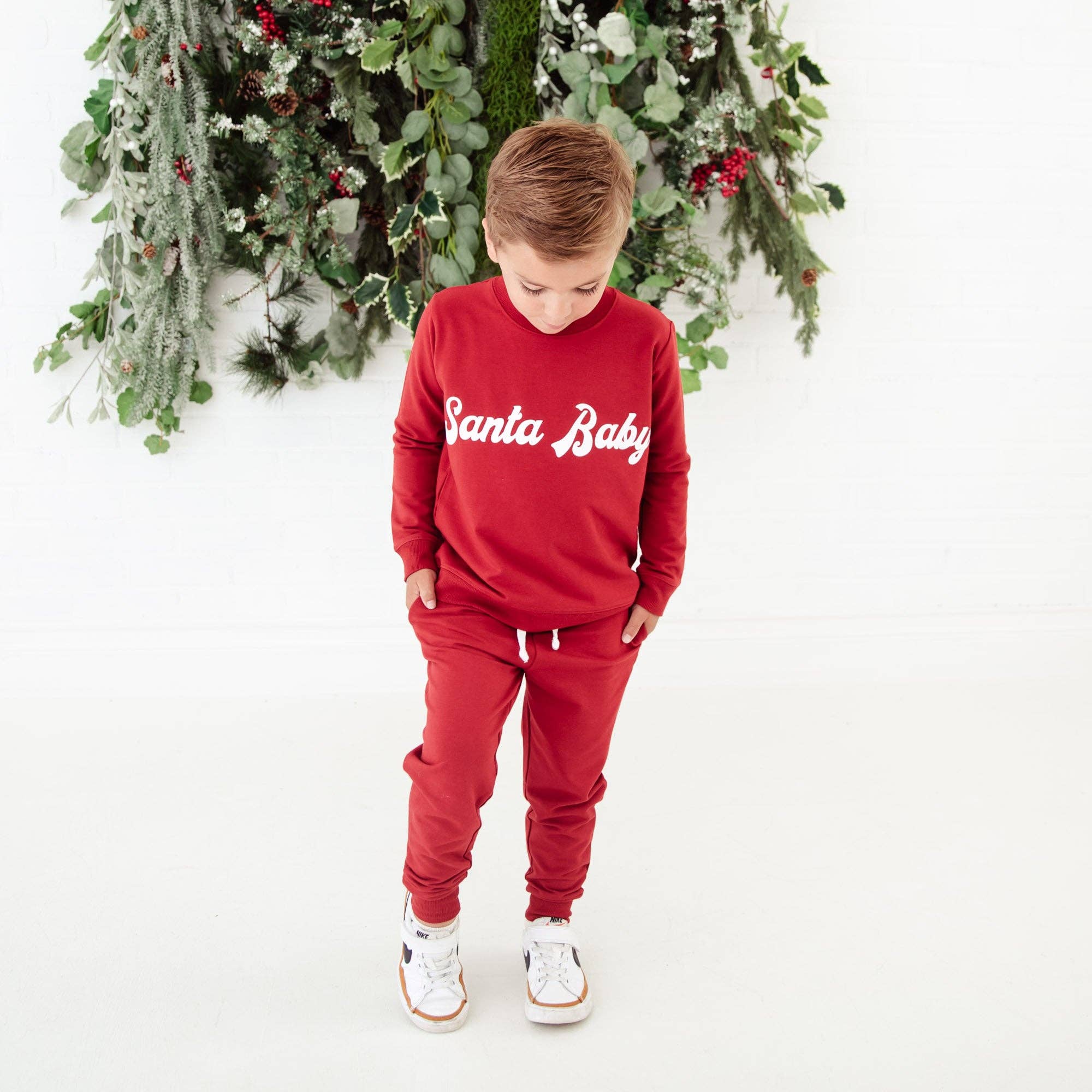 Dreamiere – Großhandel Top- & Hosen-Set – Kinder – Santa Baby Jogger-Set - Kinder2
