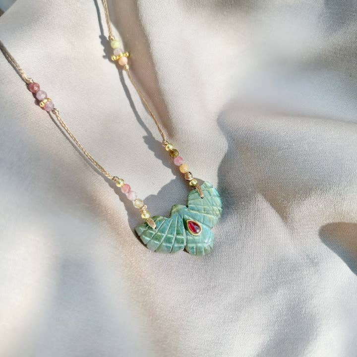 Malaco - Wholesale Pendant/Charm Necklace - Eagle Necklace - Labradorite3