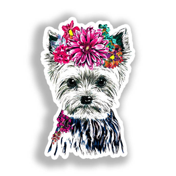 Yorkshire Terrier Hund Klistermærke # A017102 for engroshandel hos Yoonek Graphics