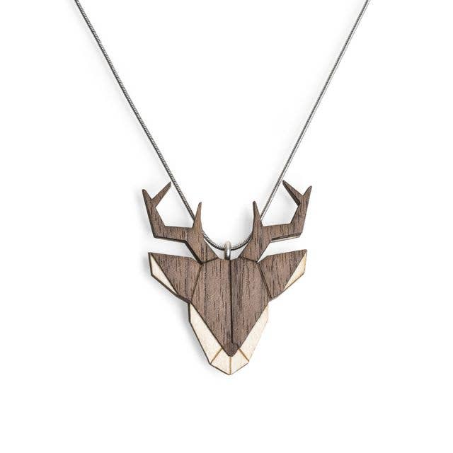 Deer Pendant for wholesale by Bewooden