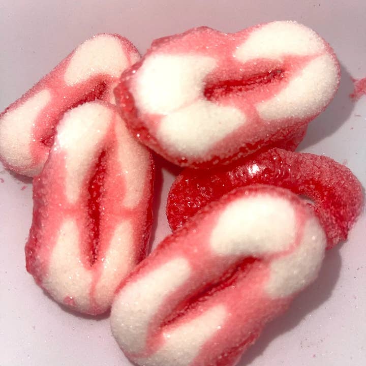 Frost Freeze Candy - Wholesale Boiled sweets - Freeze-dried Strawberry and cream rings