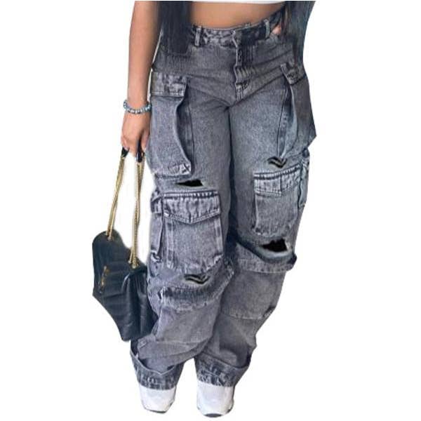 MB Fashion Wholesale - Wholesale Jeans - Women's - MB FASHION ELASTICATED WAIST DENIM PANTS 8483LY14