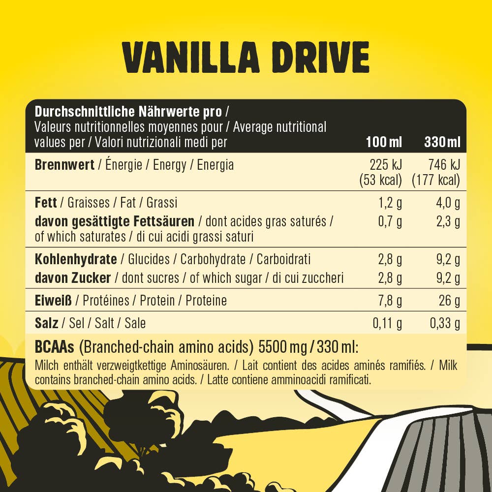 Chiefs - Wholesale Sports/Energy Drink - Chiefs Milk Protein Drink Vanilla Drive 330ml2