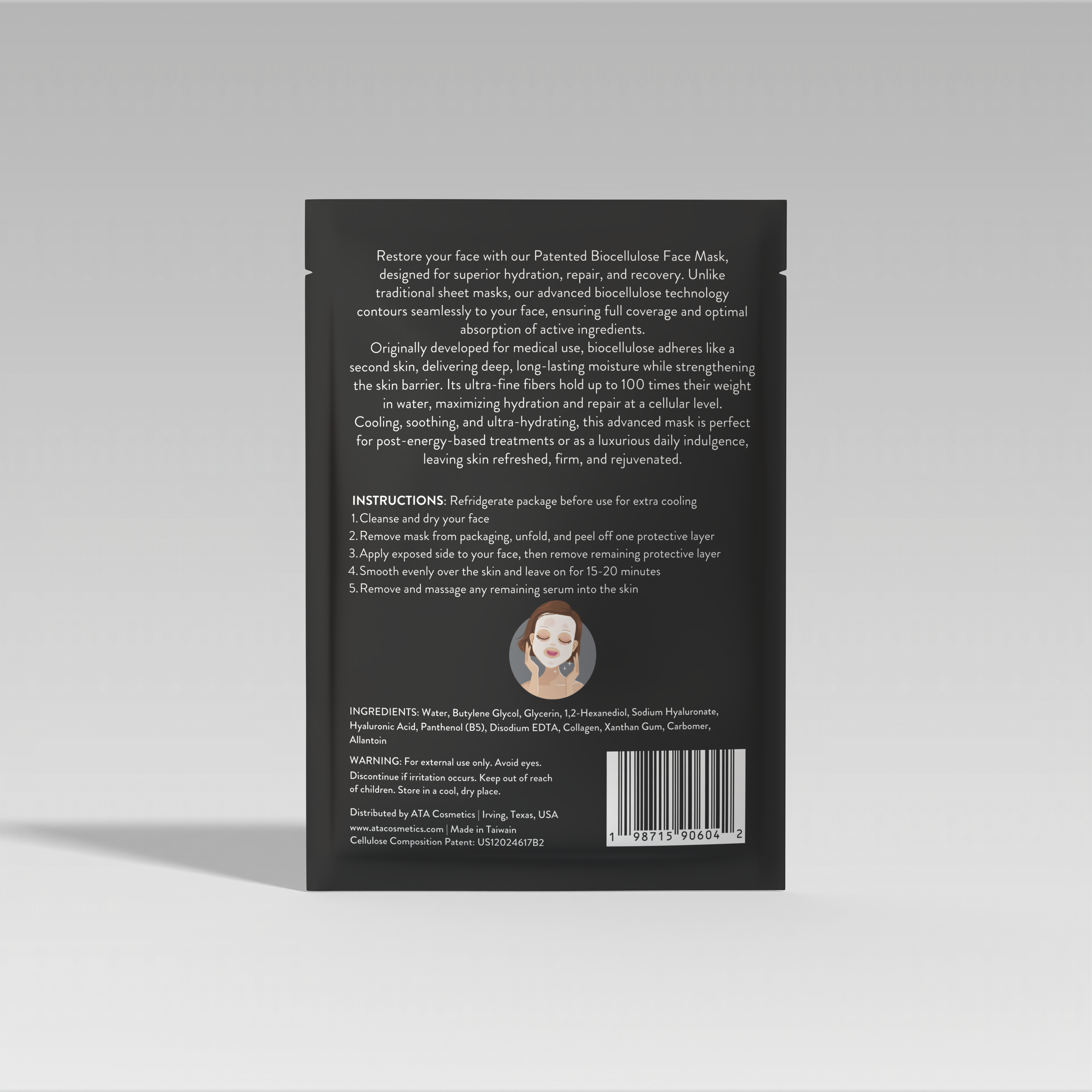 ATA Cosmetics - Wholesale Skincare Face Mask - Face Biocellulose Mask *(6-Pack)*4